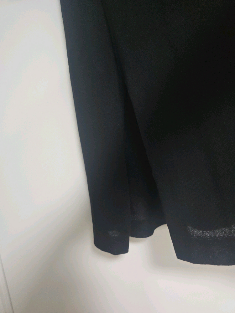 (새제품) 여름용 롱 가디건 프리사이즈 블랙 이미지