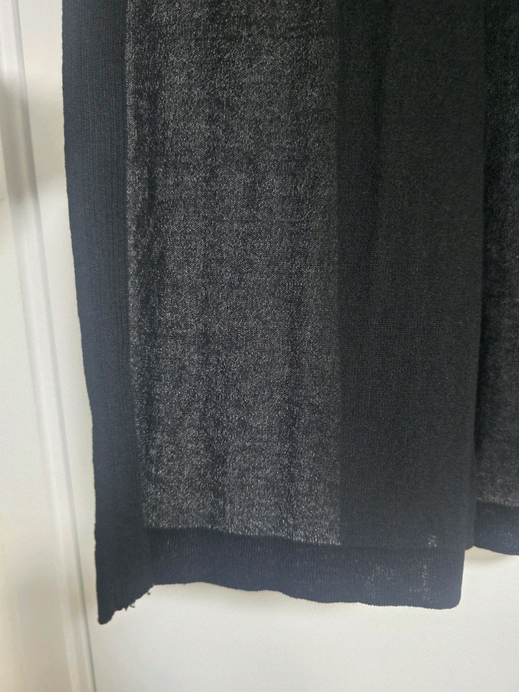 (새제품) 여름용 롱 가디건 프리사이즈 블랙 이미지