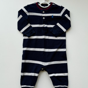 폴로베이비 폴로랄프로렌 남아 스트라이프 바디수트 6m 이미지