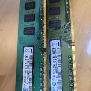 데스크탑 램 DDR3 4GB 10600U 2장 이미지