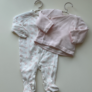 폴로베이비 폴로랄프로렌 여아 우주복 바디수트+후드집업 3m 일괄 (신생아부터 가능) 이미지