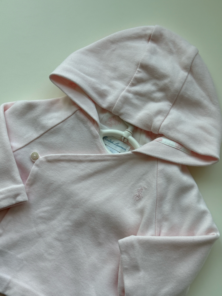 폴로베이비 폴로랄프로렌 여아 우주복 바디수트+후드집업 3m 일괄 (신생아부터 가능) 이미지