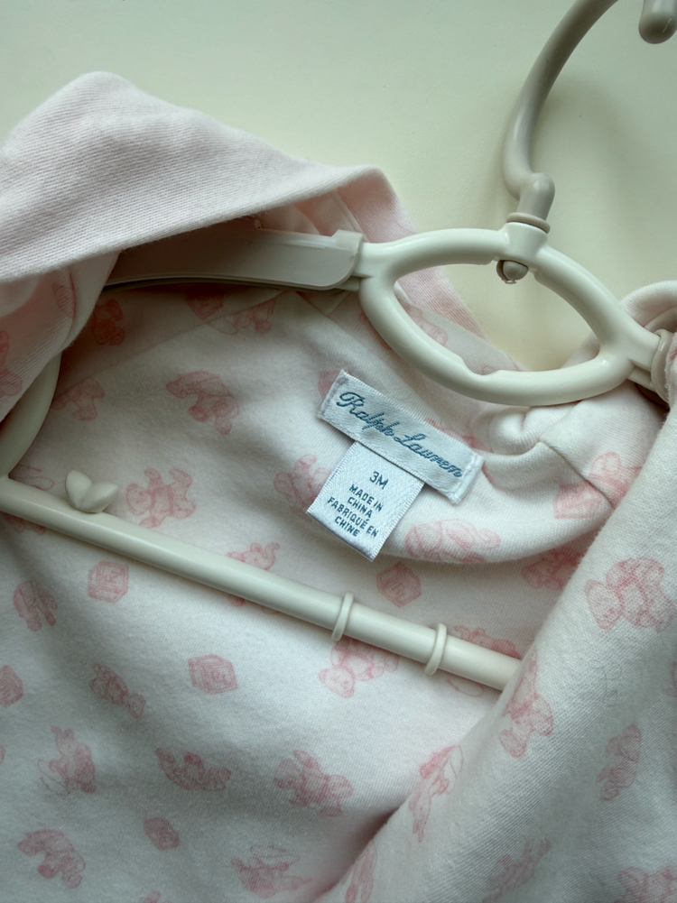 폴로베이비 폴로랄프로렌 여아 우주복 바디수트+후드집업 3m 일괄 (신생아부터 가능) 이미지