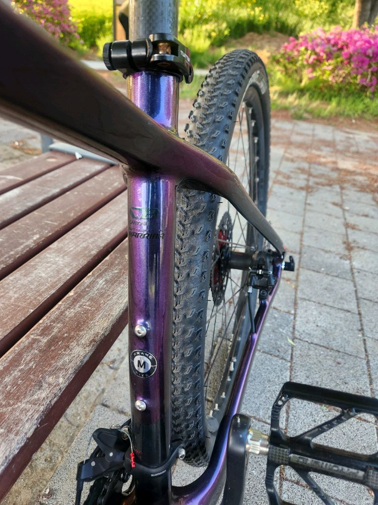 풀 카본MTB자전거 판매 교환 대차 이미지