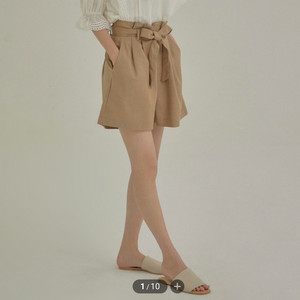 로엠 리본 반바지 베이지(28) 이미지