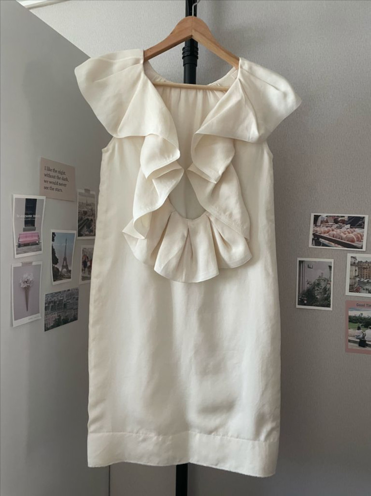 정품 랑방(Lanvin)실크 드레스 it38 이미지