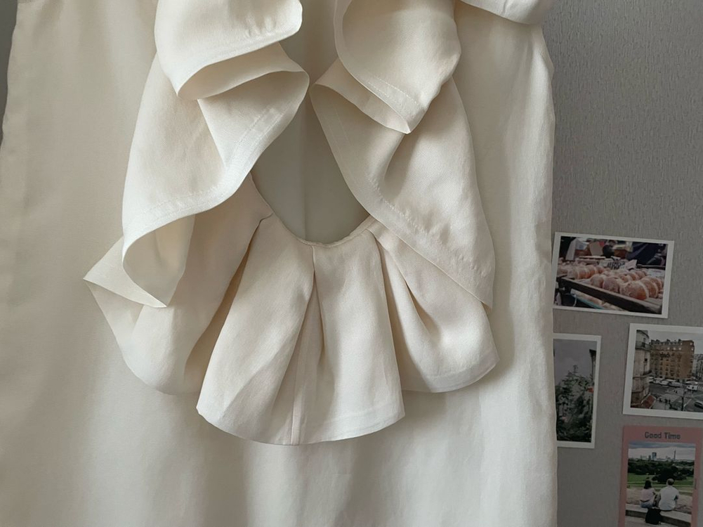 정품 랑방(Lanvin)실크 드레스 it38 이미지