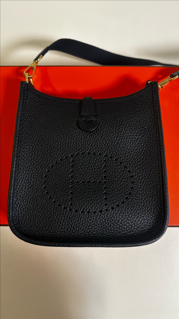 에르메스 미니 에블린 블랙 이미지