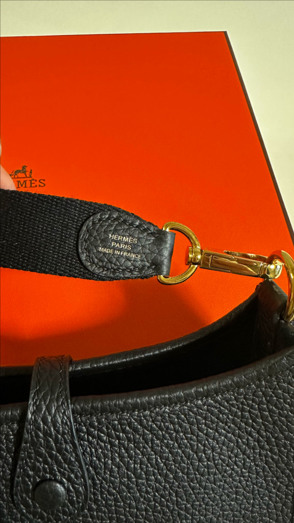 에르메스 미니 에블린 블랙 이미지