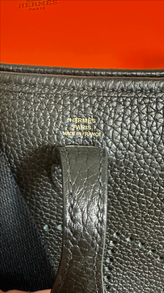 에르메스 미니 에블린 블랙 이미지