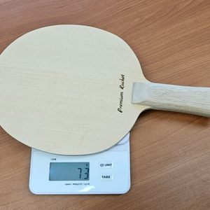 70g대초경량.탁구라켓.주문제작)7겹 히노키특주 FL ST CS여성.아이들.엘보우있는분들에게 강추ㅡ무게지정가능 이미지