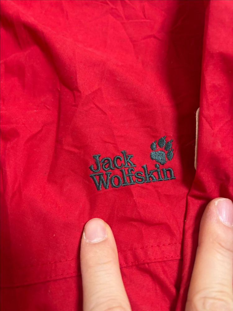 일본판 JACK WOLFSKIN 바람막이자켓 사이즈 105-110 이미지