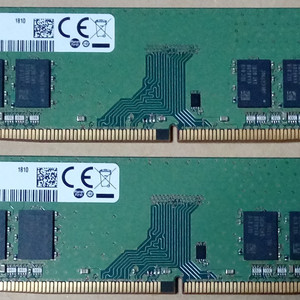 중고 삼성 DDR4 램 (DDR4-2400) 8GB 2개 일괄 이미지