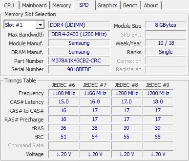 중고 삼성 DDR4 램 (DDR4-2400) 8GB 2개 일괄 이미지