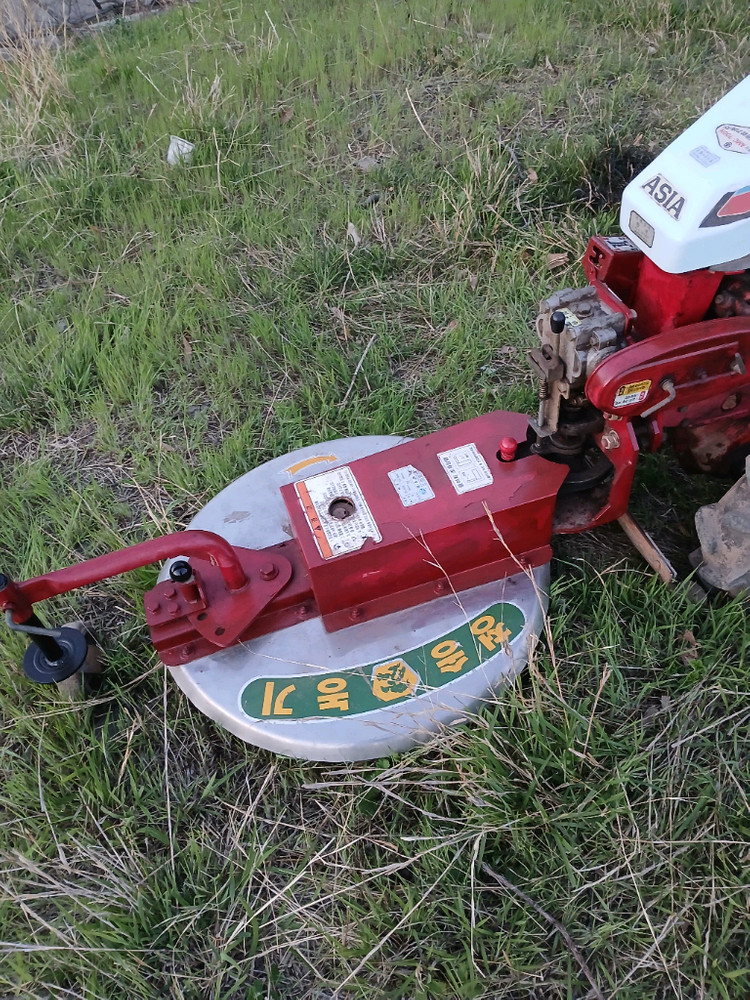 관리기 제초기 부착 이미지