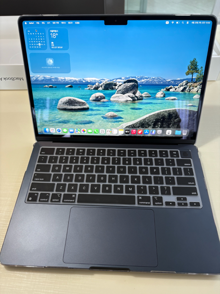 맥북에어 M2 13 미드나이트 16G/256G (S급 풀박스) 이미지