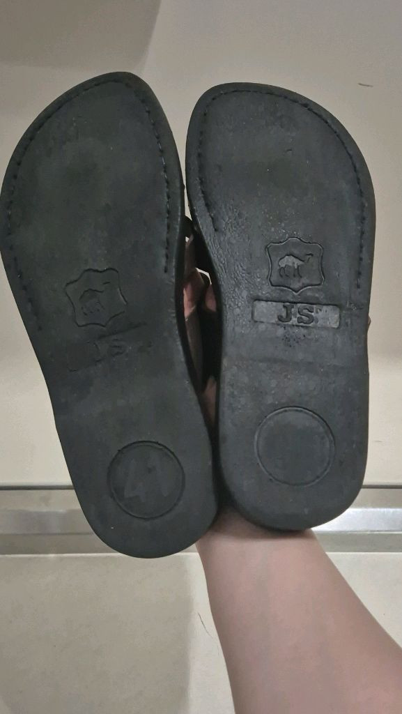 예루살렘 더굿셰퍼드 소가죽샌들 브라운 41(260~265) 이미지