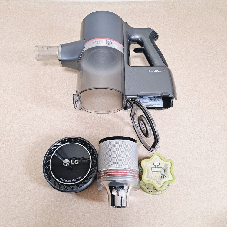 LG 코드제로 A9 청소기 메인바디 몸체 본체만 부품용 모터 필터 먼지통 이미지