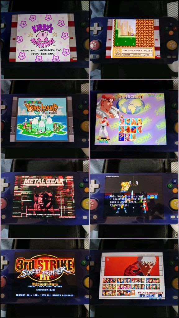 레트로 휴대용 게임기 RG 476H 세트 이미지