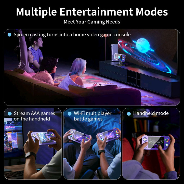 레트로 휴대용 게임기 RG 476H 세트 이미지