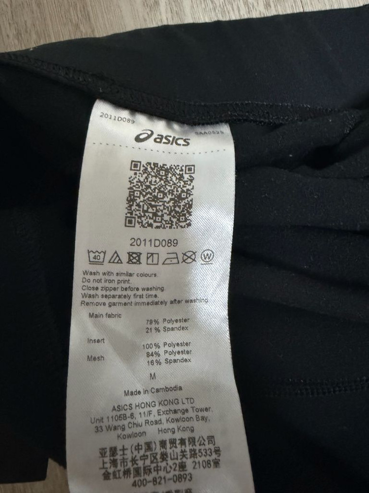 아식스 로드 러닝 타이즈 블랙 M 이미지