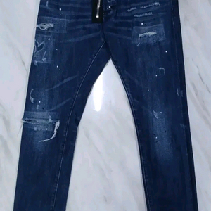 [정품 남성 50 34~35인찌] 디스쿼어드2 바이커진 청바지 바지 (아미리 발망 크롬하츠 에디하디 머큐리) 이미지