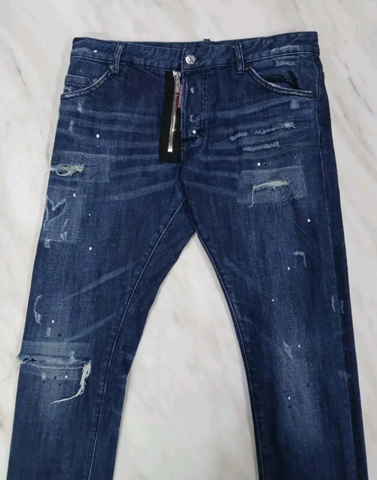 [정품 남성 50 34~35인찌] 디스쿼어드2 바이커진 청바지 바지 (아미리 발망 크롬하츠 에디하디 머큐리) 이미지