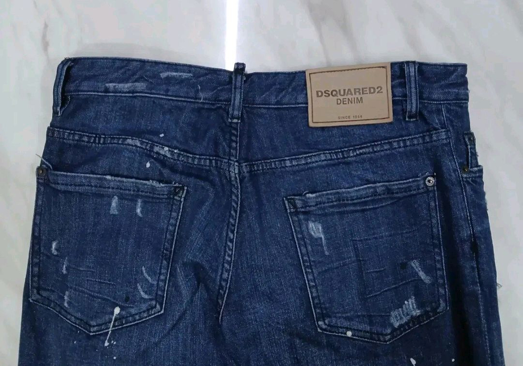 [정품 남성 50 34~35인찌] 디스쿼어드2 바이커진 청바지 바지 (아미리 발망 크롬하츠 에디하디 머큐리) 이미지