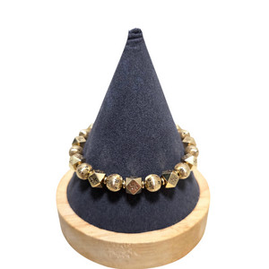 18k염주팔찌,남성팔찌,여성팔찌,할로우팔찌,볼팔찌 이미지