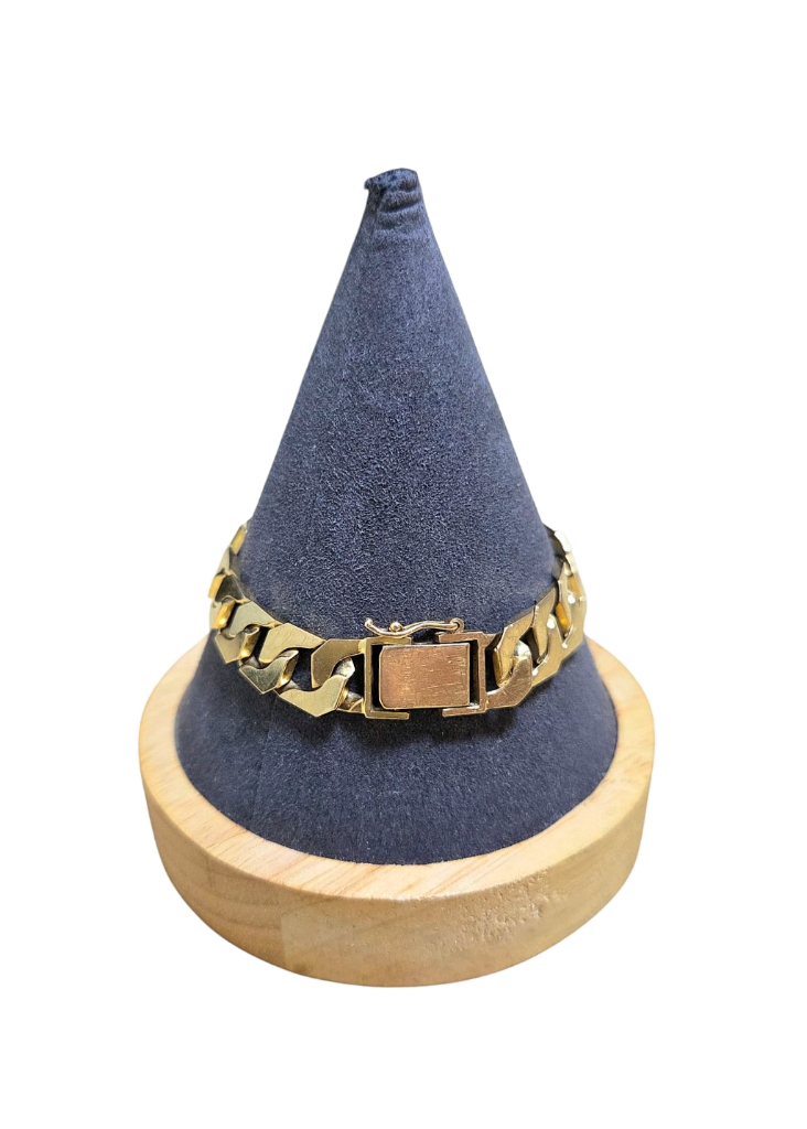 18k팔찌,금팔찌,사각체인,남성팔찌,공용팔찌 이미지