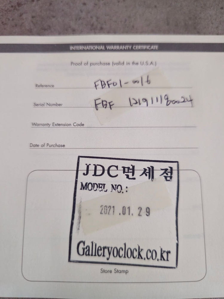 살바토레 페라가모 여성 시계 풀세트 (보증서 포함) 이미지