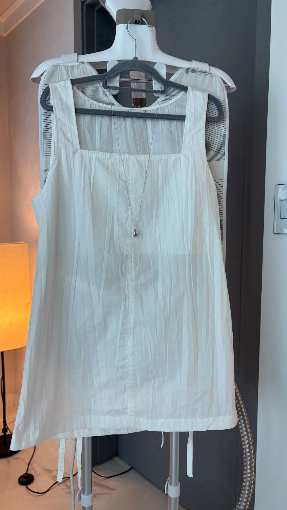 르 le 바스락 뷔스티에, 셔링 베이지 조거 팬츠 이미지