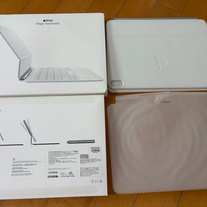 아이패드 에어 11인치 6세대 7세대 8세대 M2 M3 M4 매직키보드 화이트 풀박스 이미지