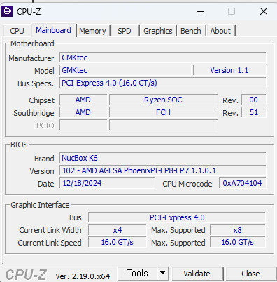 미니 PC gmktec k6 32GB 1TB 미니PC 이미지