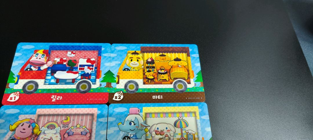 정발 한글 산리오 올클 캠핑카 아미보6종+실스티커4종 이미지