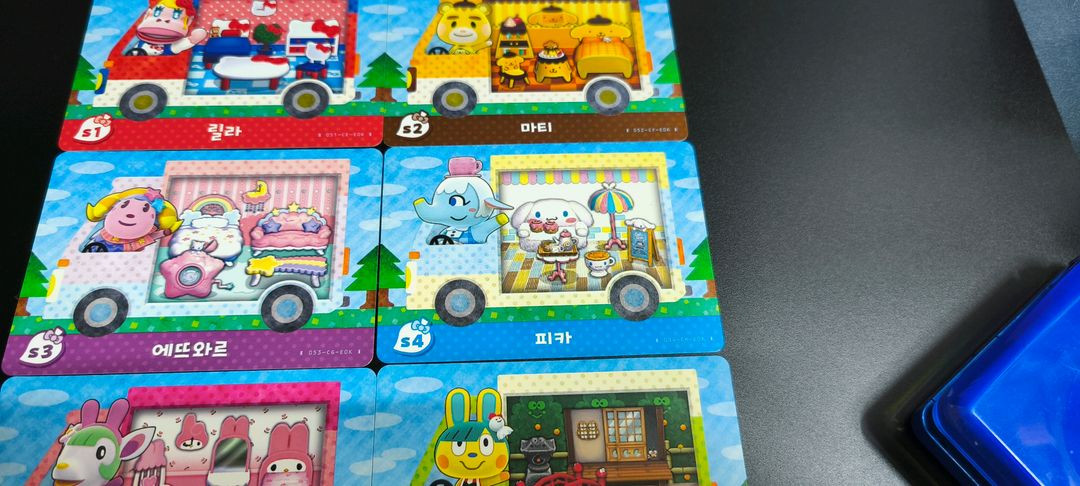 정발 한글 산리오 올클 캠핑카 아미보6종+실스티커4종 이미지