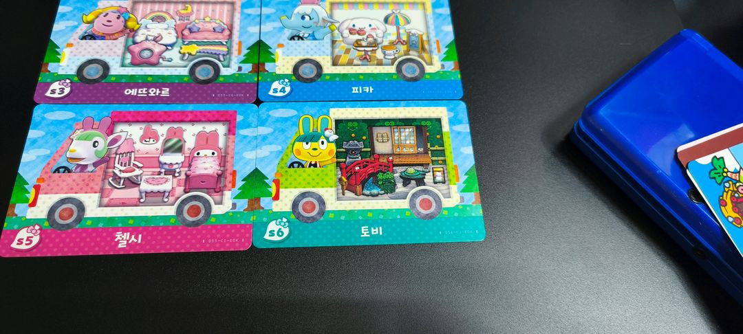 정발 한글 산리오 올클 캠핑카 아미보6종+실스티커4종 이미지