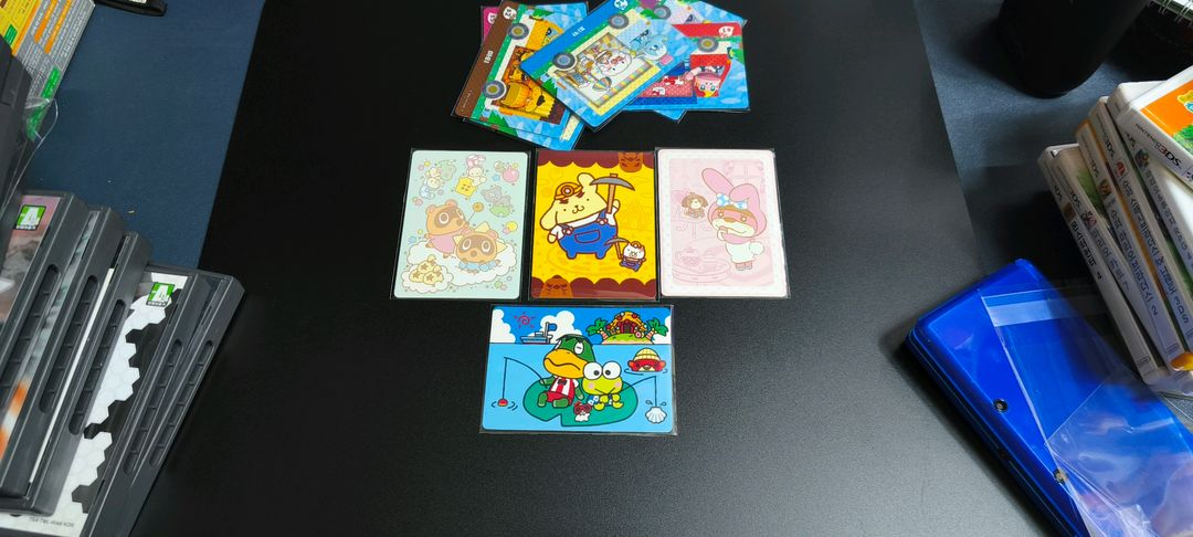 정발 한글 산리오 올클 캠핑카 아미보6종+실스티커4종 이미지