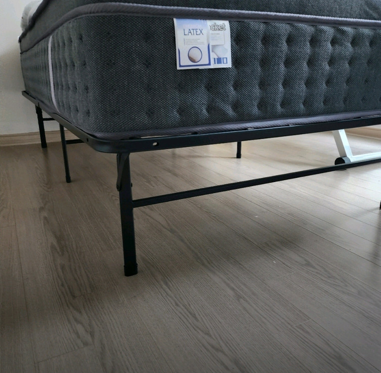 [공간활용 굿] 지누스 스마트베이스 슈퍼싱글 침대 프레임 이미지