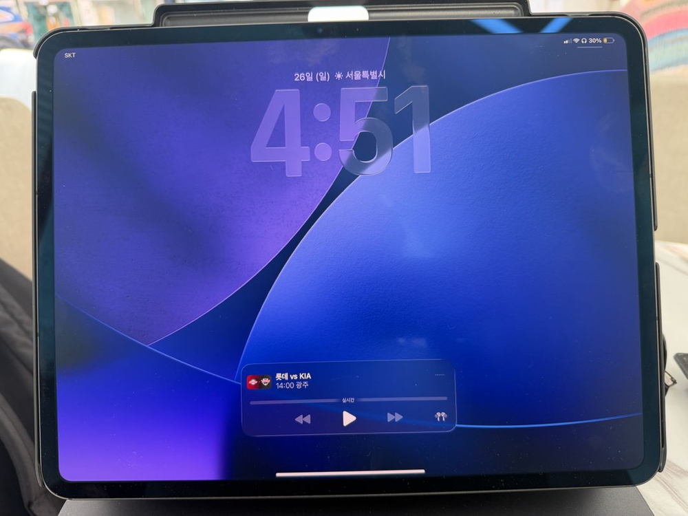 아이패드 프로 13 M4 1TB 나노텍스처 글래스 셀룰러 (배터리 효율 100%) 이미지