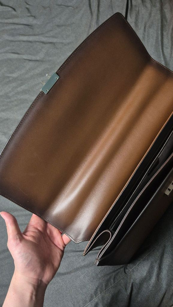 [풀구성]몽블랑 마이스터스튁 스푸마토 싱글거싯 브리프케이스 서류가방 이미지