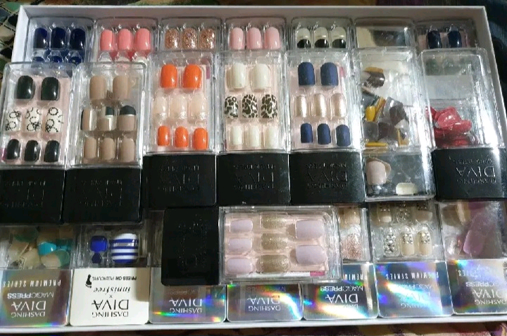 데싱디바 매직프레스 슬림핏 네일팁 세트 사진다 보세요 이미지