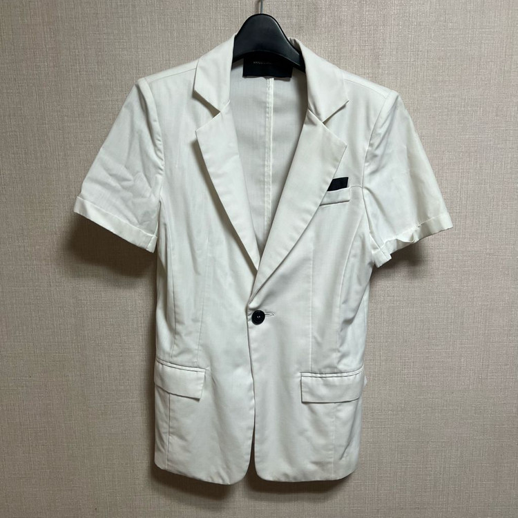 반팔 자켓 블랙/화이트 (s,m) 이미지