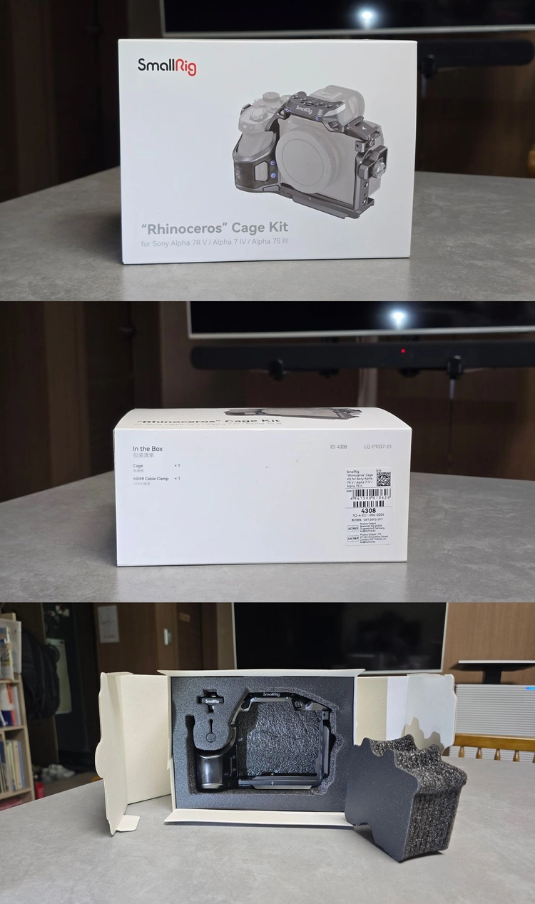 스몰리그 소니 A7M5,A7R5,A7M4,A7S3,A7R4용 코뿔소 케이지 키트 4308 SmallRig 이미지