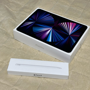 (애플펜슬 2세대 포함) 아이패드 프로11 3세대 셀룰러 M1 풀박스 (상태최상) 이미지