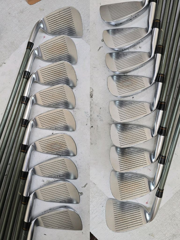 30만 혼마 아이언 등 남성용 중고골프채 풀세트 이미지