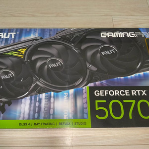 미개봉 이엠텍 팰릿 RTX 5070 ti 게이밍프로 s 이미지