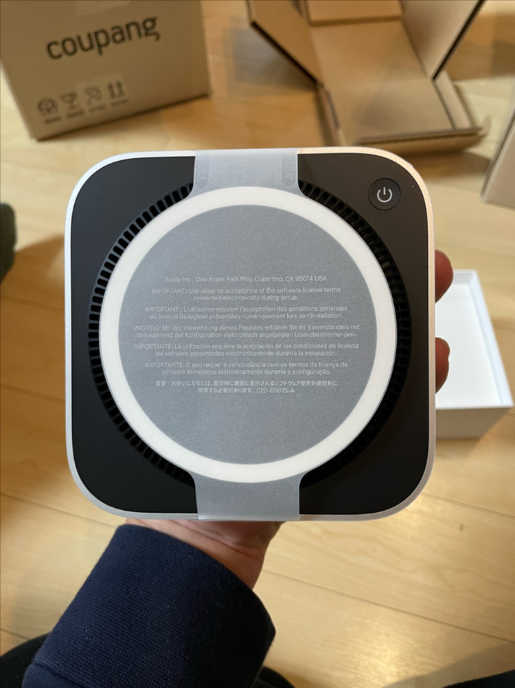 애플 맥미니 M4 Pro 12코어, SSD 1TB, Ram 24G 팝니다 이미지