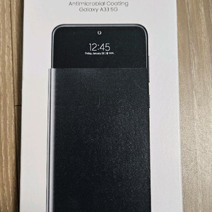 삼성 갤럭시 A33 5G 스마트 S뷰 블랙 커버 이미지