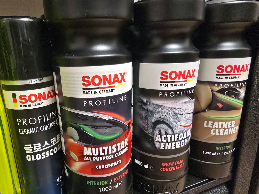 세차용품 종류다양 이미지